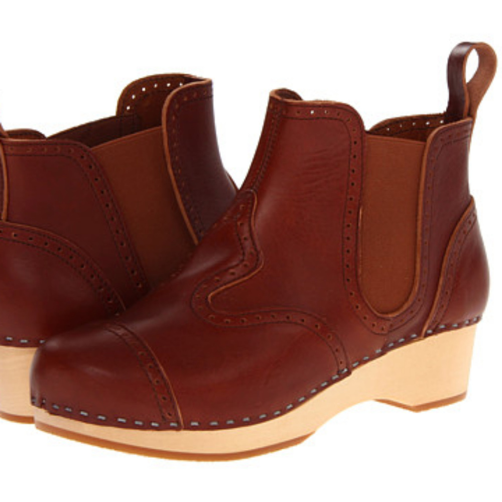 Swedish Hasbeens Chelsea Debutant boots Sz 38